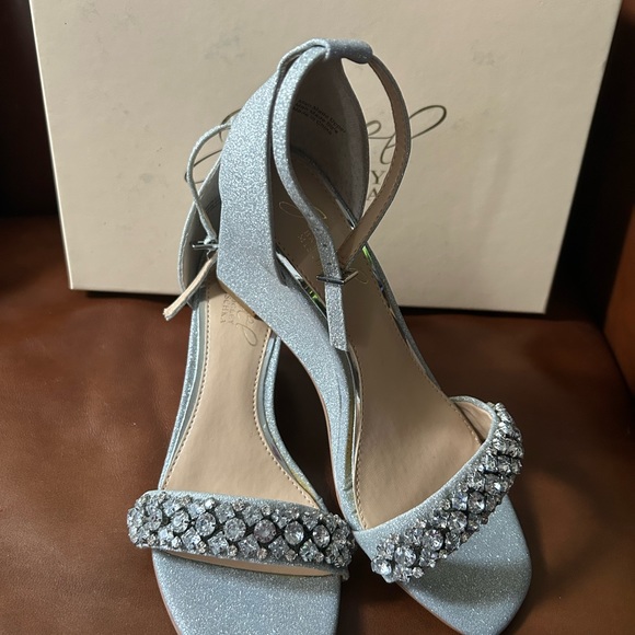 JEWEL BADGLEY MISCHKA
Women's Peggy Wedge Evening Sandals - Picture 4 of 5